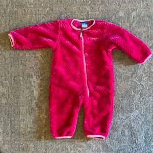 Columbia One Piece Fleece Suit 3-6mos